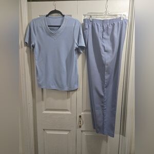 Allison Daley Soft Blue Apparel   Top: M & Pants: 18, 2 pc Set